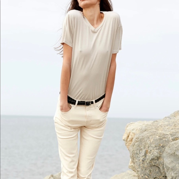 NWT Pistola Ecru Dungarees Size 29 - Picture 2 of 5